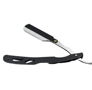 Professional <b>Single</b> <b>Blade</b> Safety <b>Razor</b> Stainless Steel <b>Blade</b> Plastic Handle Reusable Personal Grooming Tool Beauty Equipment - Product Image 1