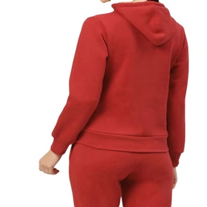 Sudadera con Capucha 100% Algodón, Forro Polar Transpirable, Sin Forro, Informal de Invierno, Lisa, con Bolsillo Delantero, Manga Larga, para Mujer - Product Image 6