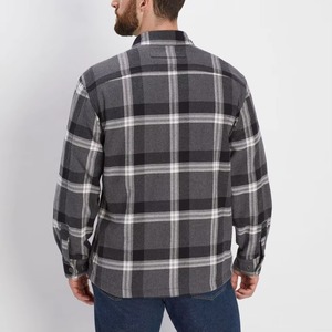 Chemise en flanelle à carreaux boutonnée de haute qualité, veste épaisse à manches longues, veste en flanelle chaude pour homme, veste homme - Product Image 6