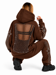 Sudadera de Corte Holgado, Estilo Urbano Moderno, 100% Algodón, Transpirable, Forro Polar para Invierno, Logotipo Bordado Personalizado - Product Image 2