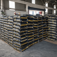 Charbon actif granulaire de coque de noix de coco 6x12 certifié ISO, pureté 99%, pour usines CIP CIL de récupération d'or Vitronexa, export en vrac