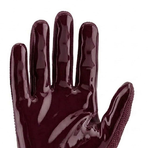 New Arrival Custom Design Grip Rhinestone Football Receiver Gloves Adult Kids Outdoor Sports American Football Rhinestone Gloves - Product Image 5