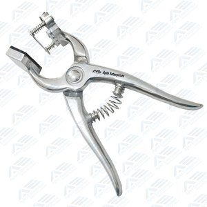 Pince à tatouer vétérinaire standard en acier inoxydable de haute qualité CE, best-seller, Apto Enterprises AE-7175, instruments vétérinaires - Product Image 5