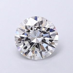 Diamant rond CVD de couleur E, clarté VVS2, 1,18 carats, excellente finition, pierre solitaire cultivée en laboratoire, taille brillant, bijoux fins - Product Image 1
