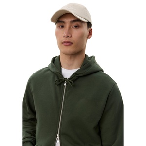 Sweat-shirt à capuche zippé pour homme, 480 GSM, en molleton de coton épais, chaud, streetwear, personnalisable, OEM, marque privée, fabrication en usine - Product Image 4