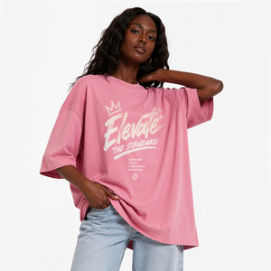 T-shirts Oversize Femme en Coton Jersey Respirant – Vêtements d'Été Décontractés et Tendance – Prix de Gros - Product Image 5
