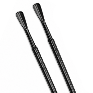 MANAN INSTRUMENTS Juego de Empujadores de Cutículas de Acero Inoxidable de Doble Punta, Reutilizables, para Manicura Artística y Uso en Salón - Product Image 4
