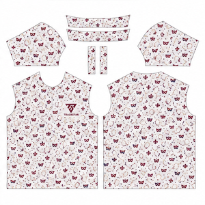 Trackstar <b>Men's</b> White <b>Burgundy</b> Carnival Mask Print <b>Polo</b> <b>Shirt</b> Short Sleeve Button Collar Golf <b>Shirt</b> Custom Logo - Product Image 2