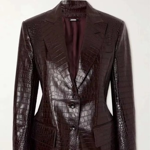 Premium Casual Embroidered <b>Leather</b> <b>Jacket</b> Men Designer Genuine Cowhide OEM ODM Manufacturer Sample Service Available - Product Image 1