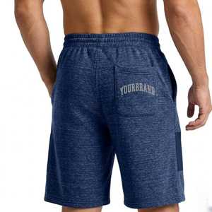 Pantalones Cortos Deportivos Premium para Hombre, Color Heather, Personalizables con el Logotipo de tu Marca, para Entrenamiento, Gimnasio, Uso Casual - Product Image 5
