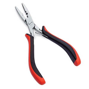 Pinzas Profesionales de Acero Inoxidable Plateado para Extensiones de Cabello con Dientes, Herramientas para Extensiones de Cabello en Venta - Product Image 5