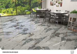 Carreaux de porcelaine brillants de qualité supérieure, format 600x1200, grand format, pour sols et murs, usage intérieur moderne - Product Image 6