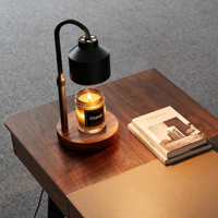 Lampe chauffe-cire d'aromathérapie avec minuterie et intensité réglable pour cadeaux de déménagement, décoration intérieure, chauffe-cire pour bougies en pot