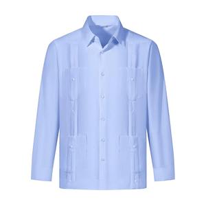 Camisa Casual de Manga Larga de Mezclilla para Hombre, Camisa de Manga Larga Estampada para Hombre, Camisa de Manga Larga Bordada para Hombre, Camisa Clásica de Manga Larga para Hombre - Product Image 1
