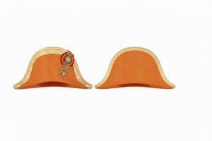 Junior uniform Accessory Peak <b>Cap</b> Gold Trim Decorative Uniform Style <b>Hat</b> Classic Design Headwear for Men Women Formal Wear - Product Image 3