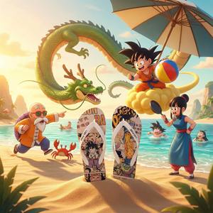 Chanclas de Goma EVA Personalizadas de Vietnam con Patrón Impreso o Pegado, Pantuflas de Alta Calidad para Exteriores para Hombres y Mujeres - Product Image 1