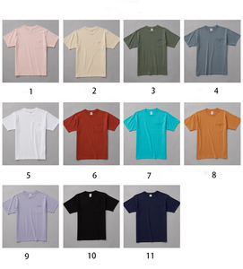 Wholesale 230gsm 100% Cotton Solid Jersey Casual Men's <b>T</b>-<b>shirt</b> with <b>Pocket</b> Anti-Pilling Short Sleeve Regular Fit - Product Image 4