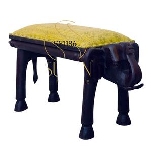 Pochette en tissu indien, Design repose-pieds, style royal, fait à la main - Product Image 2