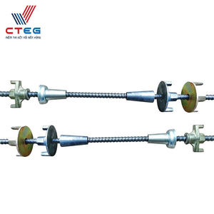 Tige filetée carrée haute résistance sur mesure avec écrou à oreilles pour coffrage en béton - Product Image 5