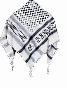 Shemagh Keffiyeh Tejido para Hombre, Bufanda Árabe Palestina Kufiya Arafat Hatta, Marca Original, Poliéster, Unisex - Product Image 5