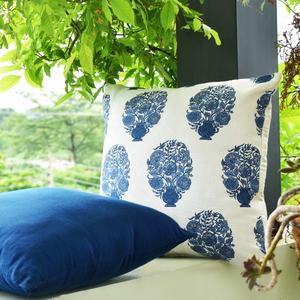 Natural <b>Linen</b> Pillow Cover Cushion Case Hand-Block Printed Cotton with Zipper Closure Home Decor Hotel Use Christmas Inspired - Product Image 2