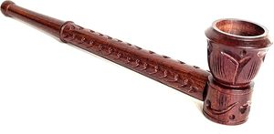 New Wood Smoke Pipe <b>Walnut</b> Tobacco Pipe - Product Image 4