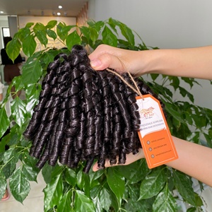 Cabello humano rizado Pixie de color natural de alta calidad al mejor precio de paquetes de proveedores vietnamitas y conjunto de cabello con cierre, la mejor opción - Product Image 6