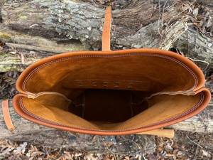 Unisex Genuine Leather <b>Roll</b> Top <b>Backpack</b> Slim Fit Rucksack for Commuters Stylish Luxury Eco-Friendly Laptop Bag LRTB-0197B - Product Image 3