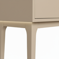 Table console ronde moderne en chêne massif avec 2 tiroirs, design écologique, composants en caoutchouc/MDF pour salon, meubles de salle à manger