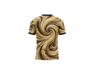 เสื้อกีฬาแบบซับลิเมชั่นระบายอากาศได้ดี ผลิตตามสั่ง คอวี แขนสั้น 100% โพลีเอสเตอร์ ซับเหงื่อได้ดี สำหรับผู้ใหญ่ 男女  ใส่ได้ - Product Image 2