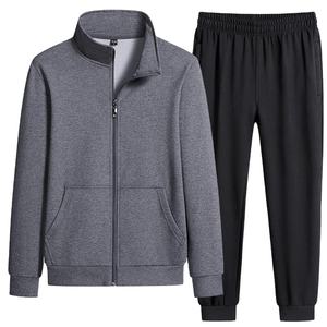 Traje Deportivo Formal de Terciopelo Corto con Capucha para Hombre, Invierno 2022, Nuevo Estilo, Deportivo, Transpirable, de Dos Piezas - Product Image 1