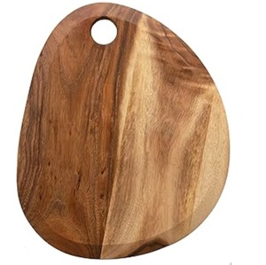 Planche à découper en bois d'acacia durable, best-seller, multifonctionnelle, finition résine, planche à découper unique au style classique - Product Image 5