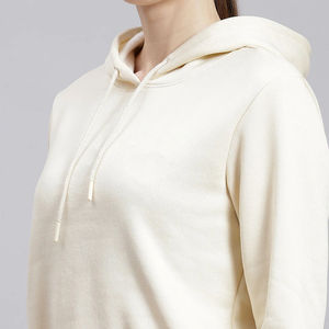 Chándal de secado rápido para mujer, 100% algodón, color sólido, chándal transpirable para mujer con logotipo personalizado, chándal premium personalizado para mujer - Product Image 5