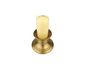 <b>Antique</b> <b>Brass</b> Candle Holder Vintage <b>Brass</b> <b>Candlestick</b> Decorative Taper Candle Stand Classic Tabletop Candle Holder - Product Image 2