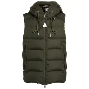 <b>Men</b> Winter Puffer Vest Breathable Warm Quilted Sleeveless Jacket for Hiking Weekend Adventures Vintage Style - Product Image 4