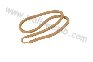 New Arrival Fully Customized Uniform Whistle <b>Lanyard</b> Cord Coated Finish for Officer Uniform - Product Image 2