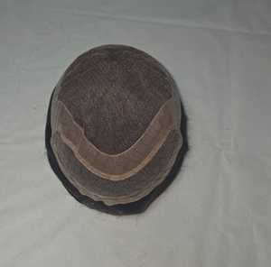 Los Angeles Human Hair <b>Toupee</b> Wig for Men with Indian Remy and Non-Remy Hair Patches - Product Image 3
