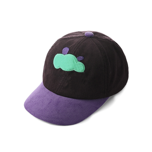 Gorra de béisbol clásica de pana de 6 paneles ZESHAN ZAFAR al por mayor, gorra deportiva de perfil bajo con bordado personalizado, tela 100% algodón - Product Image 2