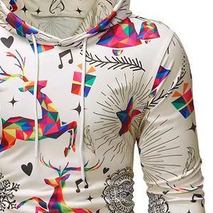 Créez vos propres sweats à capuche d'hiver pour hommes par sublimation - Couleur personnalisée, logo, poche, design de haute qualité, coton-polyester, fabriqué au Pakistan - Product Image 5