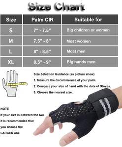 Weightlifting Gym Gloves for Men Women, Breathable Workout Gloves, Anti-Slip Exercise Gloves, Adjustable Wrist Support - Product Image 6