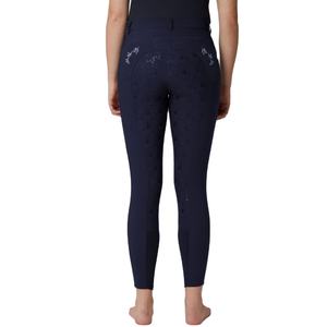 Alto rendimiento transpirable equitación ecuestre mujeres completo antideslizante silicona agarre pantalones montar a caballo - Product Image 3