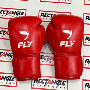 Customized Fly Boxing Sparring Gloves Top Quality Genuine Leather Boxing Training Gloves Custom Logo Fighting Gloves - Product Image 2