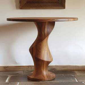 Mesa Auxiliar Compacta de Madera Ideal para Apartamentos Pequeños con Diseño Eficiente y Estructura de Madera Resistente - Product Image 1