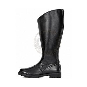 Bottes médiévales authentiques à faible MOQ, en cuir léger, écologiques, personnalisables, matériau souple, semelle flexible, finition soignée - Product Image 3