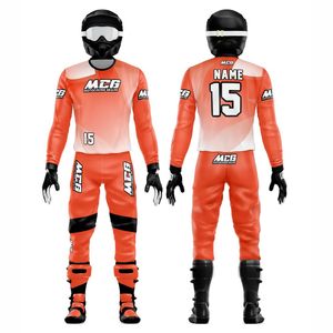 Wholesale Factory Direct Top Trending Flou Color Sublimation Printing Breathable Fabric Motocross MTB Dirt Bike Racing Uniforms - Product Image 1