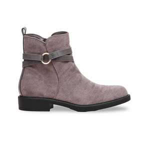 WN9017 Gris Long Mid-Calf Zapatos - Product Image 4