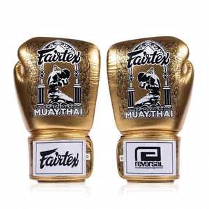 ถุงมือชกมวยหนังแท้ Fairtex สีแดงคุณภาพพรีเมียม แบบสั่งทำพิเศษ กันน้ำ น้ำหนักเบา ป้องกันรังสียูวี กันลื่น สำหรับศิลปะการต่อสู้ - Product Image 5