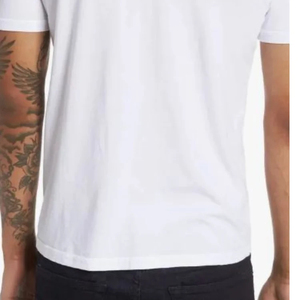 เสื้อยืดคอกว้างผู้ชายสีพื้นใหม่สำหรับฤดูร้อน ผ้าฝ้ายถัก 100% ราคาขายส่ง มีหลายสี หลายขนาด เสื้อยืดคอกว้างผู้ชาย - Product Image 6