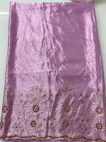 Collection A.K.TRENDY : Robes florales en tissu satiné 100 % soie, léger, tissé, 60 GSM, écologique, pour mariages somaliens (Dirac Gougra)