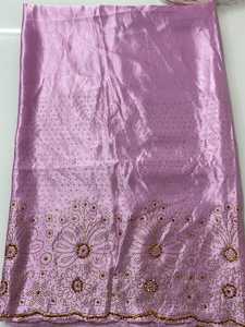 COLECCIÓN A.K.TRENDY, Vestido de Novia Somalí Dirac Gougra, Satén 100% Seda, Tejido Ligero de 60GSM, Tela Ecológica con Estampado Floral - Product Image 3